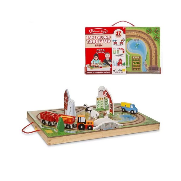 Продукт Melissa and Doug Ферма - Дървен комплект в куфарче  - 0 - BG Hlapeta